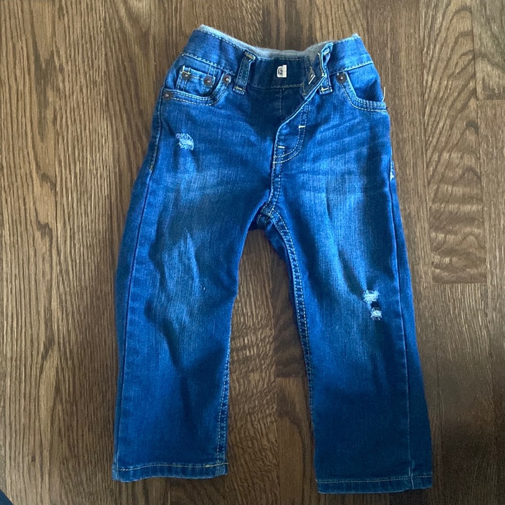 Baby boy Levi jeans - straight leg- worn once! 18mo